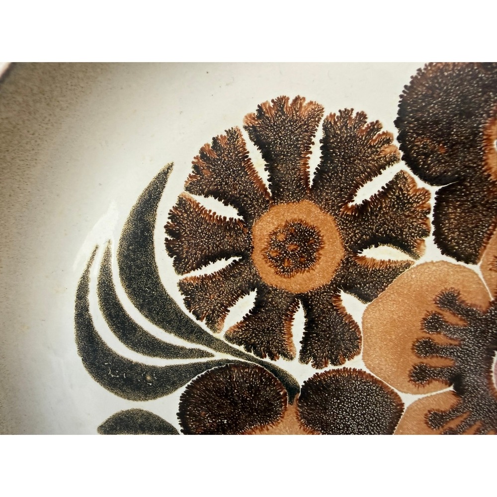 Vintage Westbury Denbyware Floral Oval‎ Serving Platter England MCM Retro Dining - Picture 4 of 7